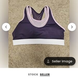 Senita Athletics Black and White Sports Bra